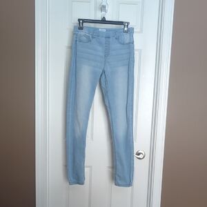 Mayoral Girls Light Blue Skinny Jeans Worh Stretch